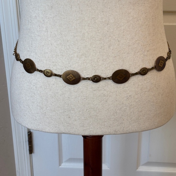 Western Chaîn Belt Ajustable Metal Belt Women’s Small - Picture 2 of 5